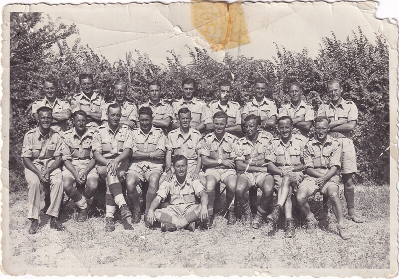 A group of Newfoundland sargents, front